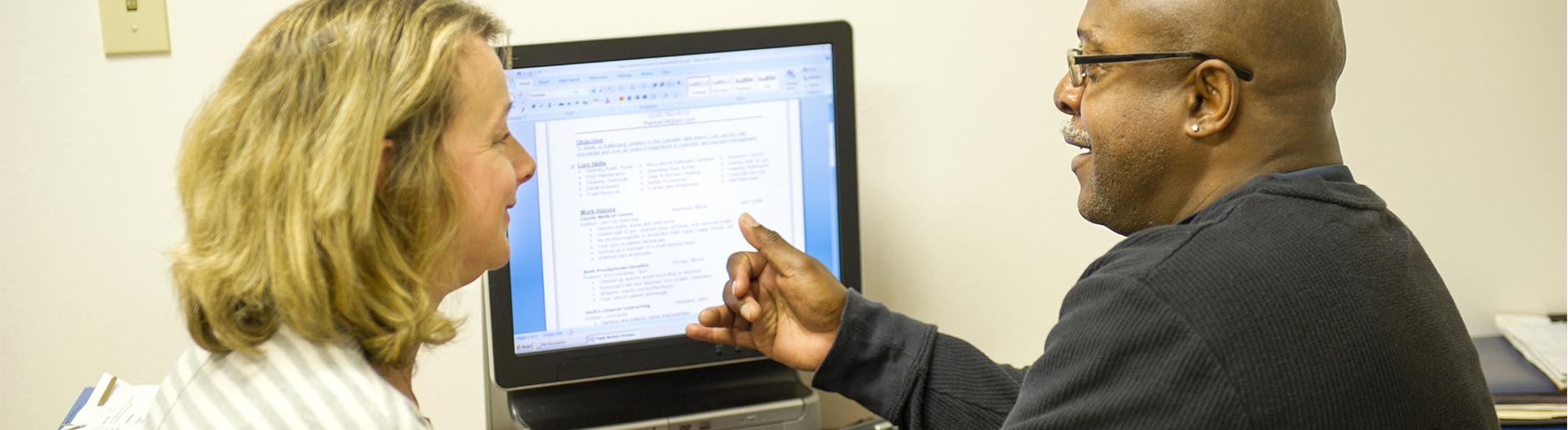 Basic computer skills training for adults